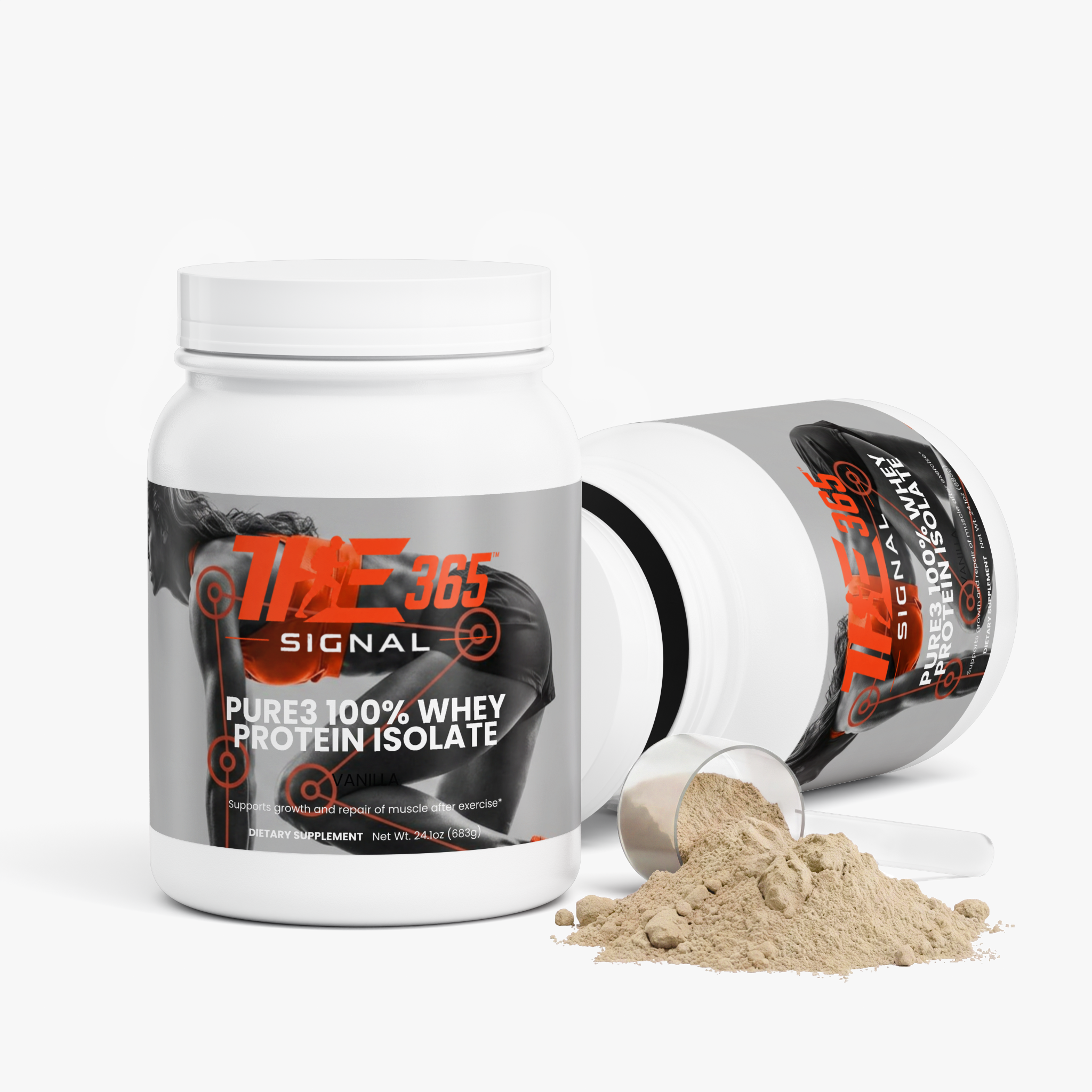 Pure3 100% Whey Protein Isolate (Vanilla)